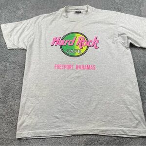 Vintage Hard Rock Cafe Shirt Mens XL Single Stitch Made in USA Bahamas